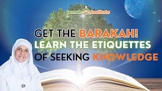 WHAT EVERY MUSLIMS SHOULD KNOW! Islamic Etiquette for Seeking Knowledge | Dr Sh Haifaa Younis