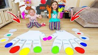 GREAT HANDS | Kids Paint Nails | Educational Video Melly Karamely