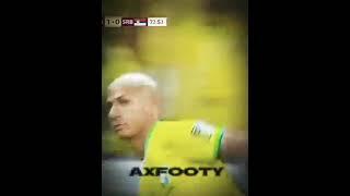 Richarlison's goal + Knee slide...(brazil vs serbia) | AXFooty