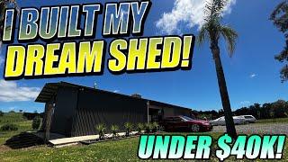 The Iron Empire - $40K SHED BUILD - How I Did It!