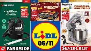 catalogue LIDL du 6 novembre  Arrivage Parkside et promos SilverCrest  Offres de Noël 