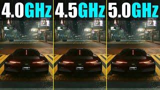 4GHz vs 4.5GHz vs 5GHz | Does CPU Clock Speed Matter?