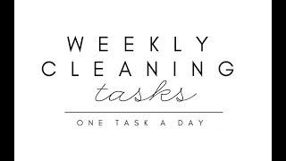 Weekly Cleaning Tasks | CLEAN MAMA