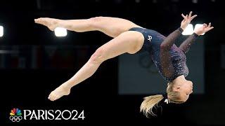 Jade Carey displays calm composure during podium training | Paris Olympics | NBC Sports