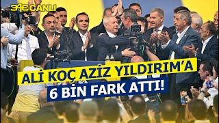 Fenerbahçe SK Başkanlık Seçimi Canlı Yayını | ALİ KOÇ, AZİZ YILDIRIM’A 6 BİN FARK ATTI | 343 Digital