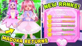 MADOKA SET RETURN! and NEW RANKS Coming to Dress To Impress! DTI on Roblox