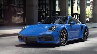 MY NEW PORSCHE 992 TURBO S IN SHARK BLUE WITH LIGHTWEIGHT PACKAGE AND SPORT DESIGN KIT!!