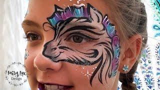 The Winking ZEBRA - Face Paint Tutorial
