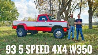 1993 5-Speed 4x4 Single Cab DUALLY First Gen Cummins walk around!