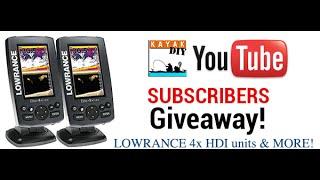 Enter The KayakDIY April Giveaway for Lowrance 4x HDI units & More!!!