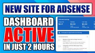 AdSense Active Dashboard Trick 2024 - How To Create AdSense Account #adsense