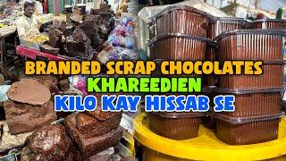 Branded Scrap Chocolates Purchased In Kgs | Jodia Bazar Karachi | Nasir Haroon Vlogs