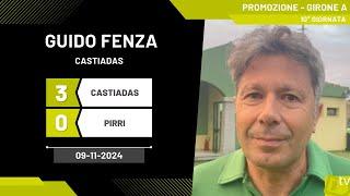 Guido Fenza allenatore Castiadas 09-11-2024 - Diario Sportivo