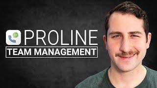 Managing Your Team on ProLine CRM