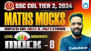 SSC CGL Tier 2 Maths Mock Test 2024 | Level = Moderate | SSC CGL Mains Maths Mock Test | Manish Sir