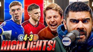 Adam LIVID as Chelsea Strike TWICE In Injury-Time! | Chelsea 4-3 Man United