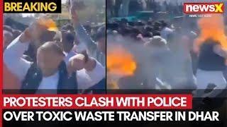 Police Use Lathi Charge to Disperse Protestors Over Toxic Waste Transfer Issue | NewsX