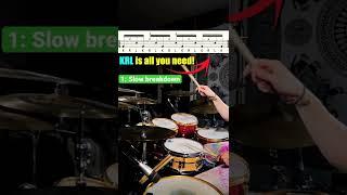 A simple pattern is all you need! | Linear drum grooves