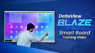 DeltaView Blaze Interactive Flat Panel Training Video | Full Corporate Features Explained