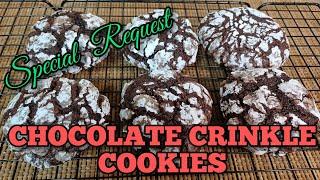 CHOCOLATE CRINKLE COOKIES | MOIST AND CHEWY | Elle's Kitchen
