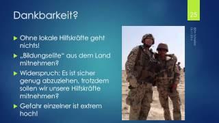 Kunduz/Afghanistan 2011-Vorlesung:  Partnering & Interkulturelle Kompetenz