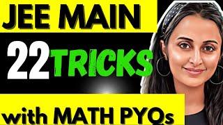 MATH SUPER SHORTCUTS, HACKS & TRICKS to Solve JEE Mains PYQ's | JEE 2025 CRACK PYQ's in seconds #jee