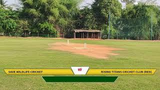 Live Cricket Match | Save Wildlife Cricket vs Rising Titans Cricket Club (Red) | 31-May-24 08:46 AM