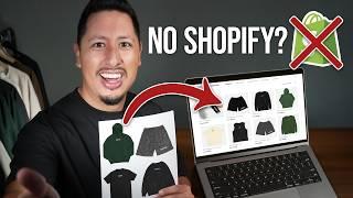 How To Start A Clothing Brand WITHOUT Shopify [FOR FREE]