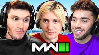 Adin Ross, xQc, Trainwrecks, & Stable Ronaldo Play COD.. (TOXIC)