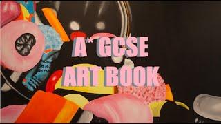 A* GCSE Art Exam book (FULL MARKS)