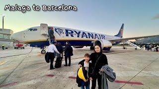 Malaga to Barcelona Flight | Day 1