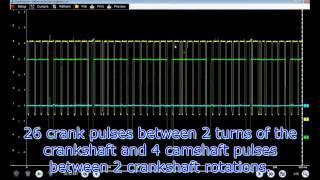 2005 Honda CR-V 2.4L Cam & Crank Waveform