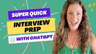 Interview Prep with ChatGPT