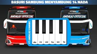 Telolet Basuri Sambung Menyambung Remix 14 Nada Versi Pianika