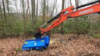 Mowing and mulching with the Agrotk flail mower