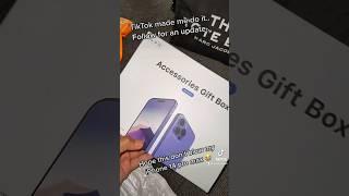 Temu accessories gift box Tiktok made me do it, make sure you like ask questions and subscribe.