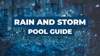 HEAVY RAIN AND MUD FIX FOR POOLS