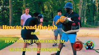 (TRAINING DAY) BASIC FUNDAMENTAL BLOCKING AND LEARNING HOW TO READ THE JAB! | EP:4