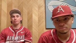 Peyton Holt, Kendall Diggs postgame - Alabama 4, Arkansas 3