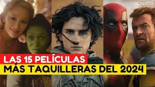 LAS 15 PELICULAS MAS TAQUILLERAS DEL 2024