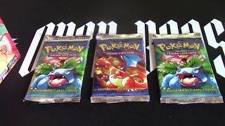 3 Booster Pokémon Base set opening! Openboosters! Enjoy!