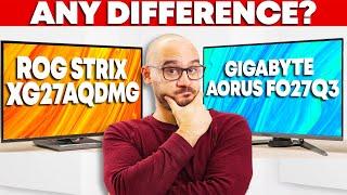 Gigabyte AORUS FO27Q3 vs ASUS ROG Strix OLED XG27AQDMG: Do OLEDs Really Perform Differently?