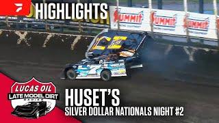 Silver Dollar Nationals Night #2 | Lucas Oil Late Models at Huset's Speedway 7/19/24 | Highlights