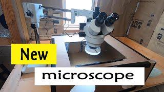 Fossil prep lab mods and new microscope! Part 1