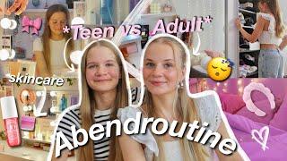 TEEN‍️vs. ADULTAbendroutinemit meiner Schwester!