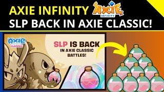 Axie Infinity: SLP is Back in Axie Classic! New Reputation System & Golden Wheel!