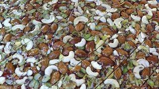 Dry Fruit Halwa Making - Corn Flour And Dry Fruits Halwa | Healthy And Tasty Halwa