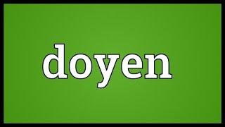 Doyen Meaning