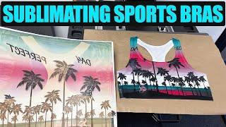 How to Sublimate Sports Bras!