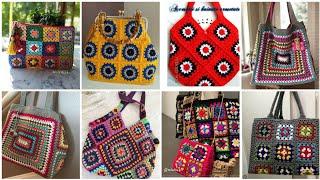 Stylish On Trend Crochet Shoulder Bags Designs//Easy To Make At Home